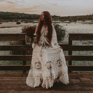 Free People Charm Your Way Duster NWOT